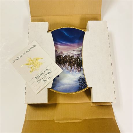 Budweiser Collector Plate in Orig Box