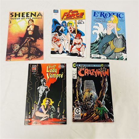 5 Adult Comic Books