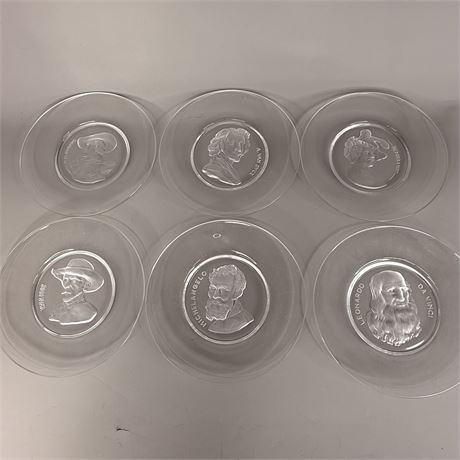 Set of Old Masters Glass Plates