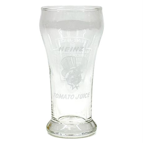Vintage Heinz Tomato Juice Glass