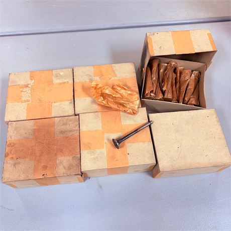 6 Cases NOS WWII Army Surplus Harley Davidson Valves
