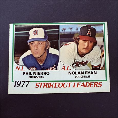 1978 OPC Nolan Ryan & Phil Neikro