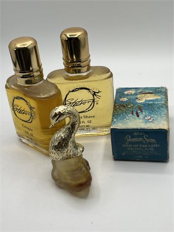 Avon and Stetson three-piece cologne lot