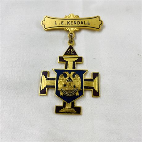 32 Degree Freemason Medal