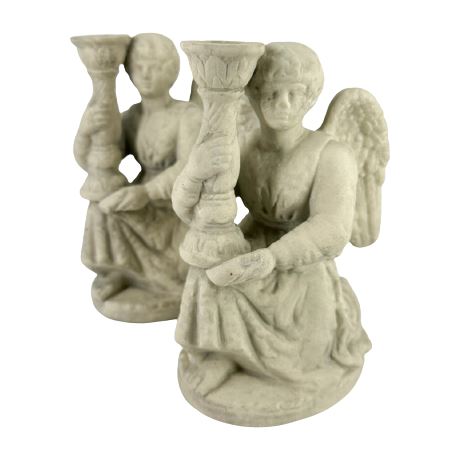 Michelangelo Kneeling Angel Candle Figural Candleholders