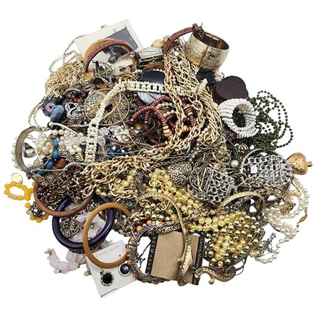 6+ Pounds Imperfect/Damaged/Worn Costume Jewelry
