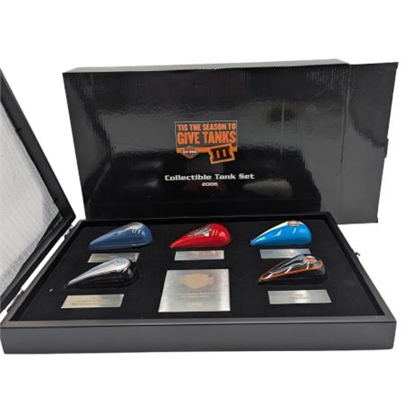 New in Box 2006 Collectible Harley Davidson Tank Set