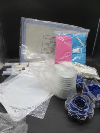 NEW VINTAGE TUPPERWARE SILICONE BAKING MAT, 4 WONDER MATS