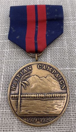 US Marine Corps 1919-1920 Haitian Campaign Military Service Medal