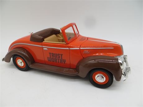 1940 Ford Convertible Die Cast Trust Worthy Bank NIB