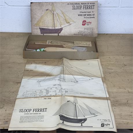Sterling Sloop Ferret Wood Ship Model Kit