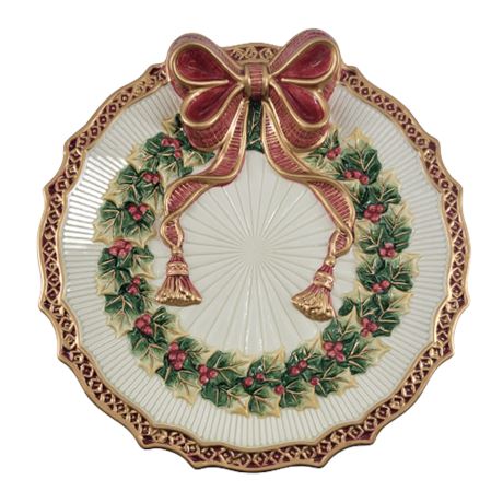 Fitz & Floyd Noel Collection Canape Plate