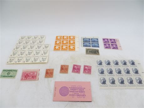 3,5,10,14, 15, 20, 25 Cent Stamps & Book of 24 Three Cent Stamps