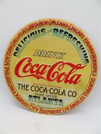 Coca Cola Brand Sign Metal Sign