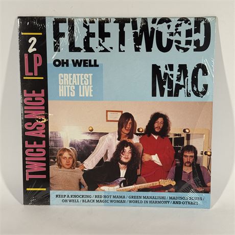 Sealed Fleetwood Mac "Oh Well Greatest Hits Live" LP