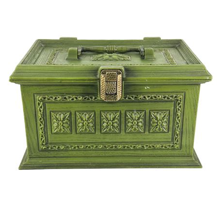 Vintage Max Klein Plastic Sewing Box with Implements