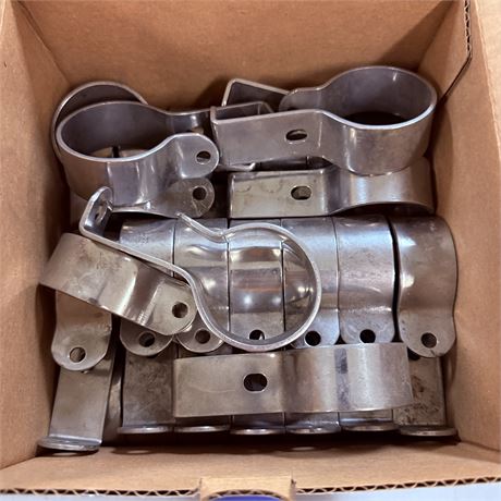 60 NOS Exhaust Brackets