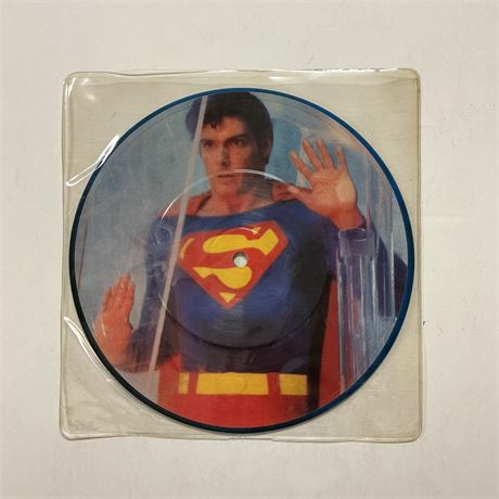 Superman Picture Disc 45 Vinyl Record