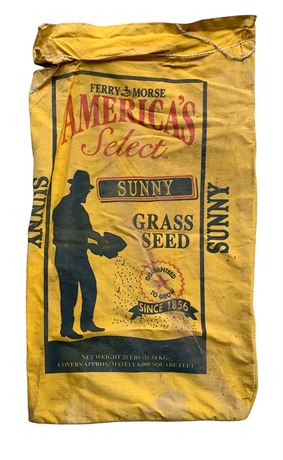 Vintage Ferry Morse Farmhouse Cotton Seed Sack