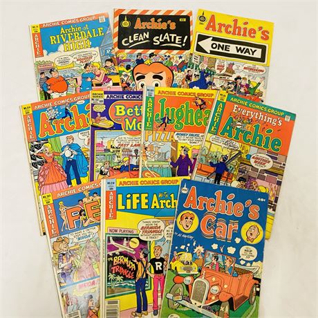 10 Bronze Age Archie Comic Books