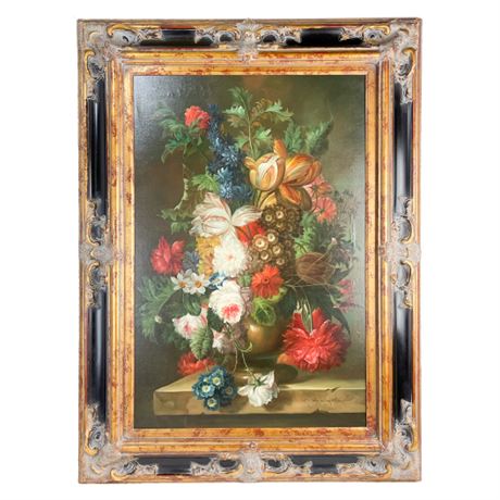 R. Bennington Original Floral Still Life Painting