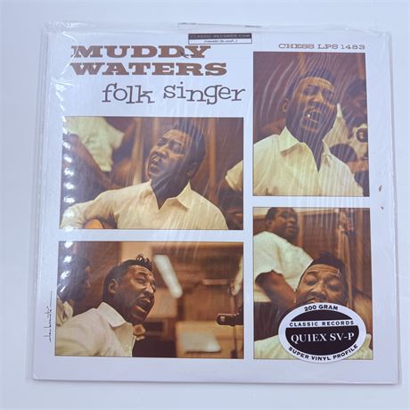 Sealed Muddy Waters Folk Singer Audiophile Vinyl Record