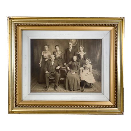 Antique Victorian Era Family Portrait