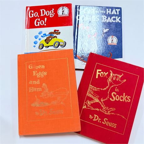 3 Vintage Dr Seuss Books