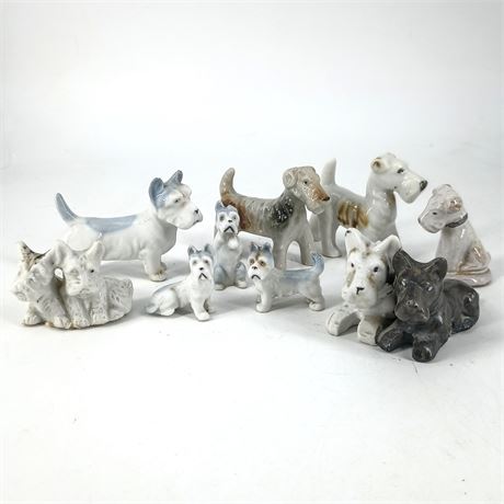 Scottie Dog Lot of Collectible Figurines