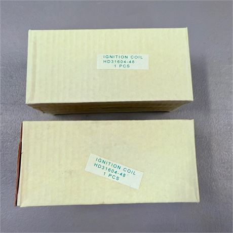 2 NOS Harley Davidson Panhead 6v Ignition Coils