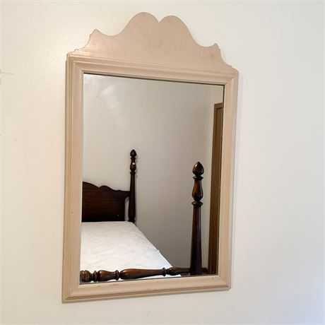 Vintage Wooden Frame Painted Wall Mirror