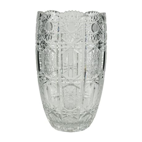 Hawkes Crystal Queen Anne Lace Flower Vase