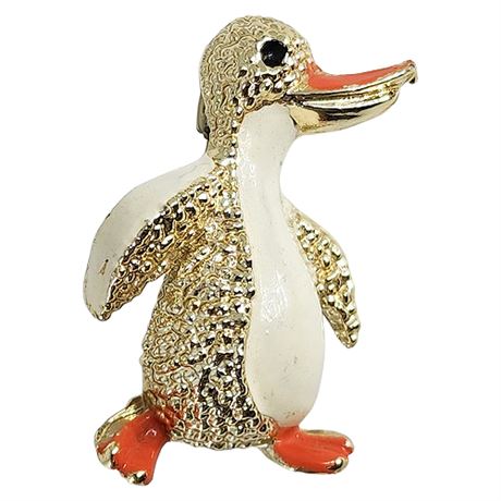 Vintage Whimsical Penguin Brooch