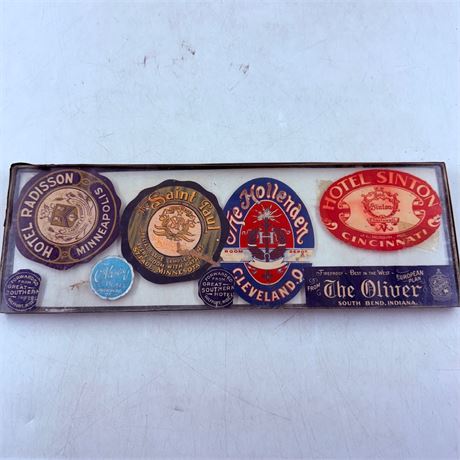 Encased Antique Labels