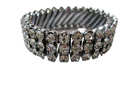 Vintage Rhinestone Expansion Bracelet ~ It Twinkles!