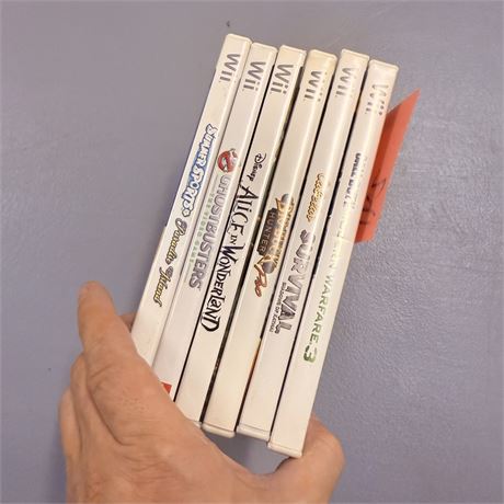 6 Nintendo Wii Games
