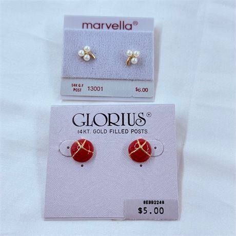 GF Post Earring Lot
