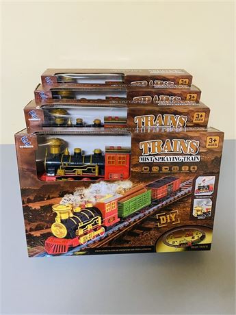 4 New Mist Spraying Train Sets