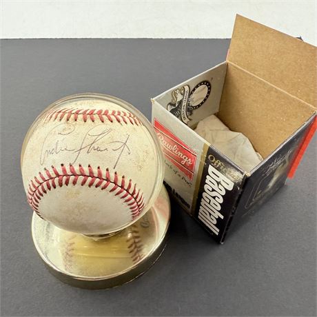 Andre Thornton Signed Baseball