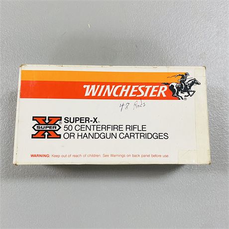 44-40 Winchester Bullets - 48 Rounds New In Box