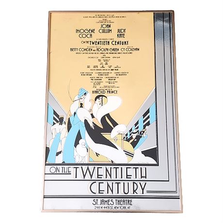Broadway Musical "On The Twentieth Century" Show Poster