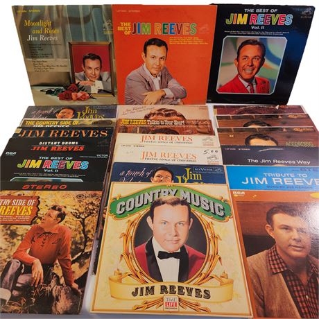 Huge Vintage Vinyl Classic Country Record Lot, 12"