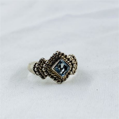 6.4g Sterling Ring Size 7.5