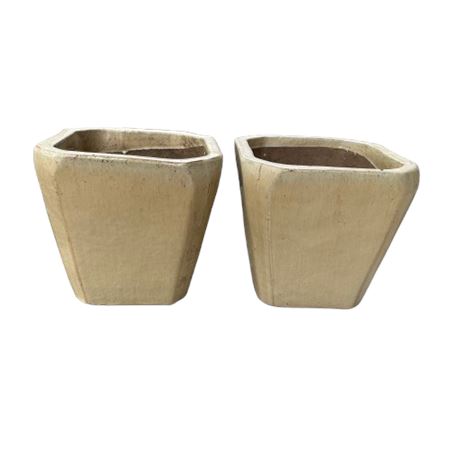 Two Ceramic Planters