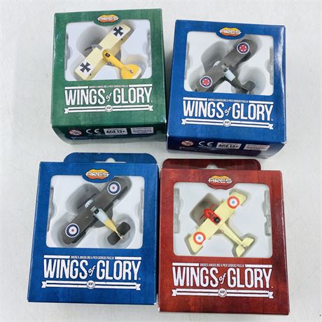4 Wings Of Glory Scale Military Airplanes
