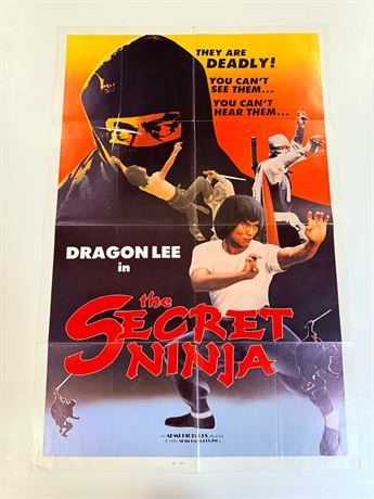 The Secret Ninja Original 27x41 Movie Poster