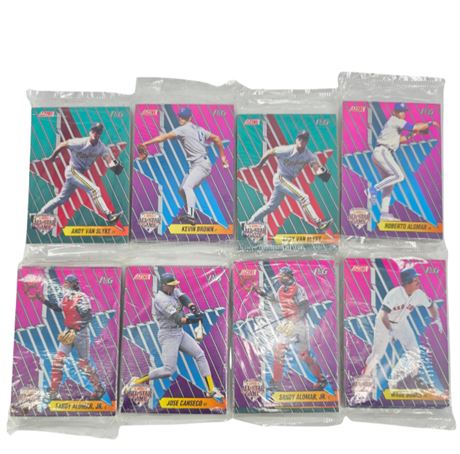 Lot of 8 Score Baseball Card Packs, 1992