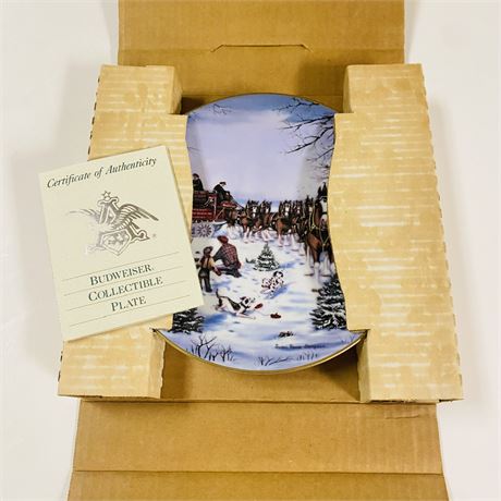 Budweiser Collector Plate in Orig Box