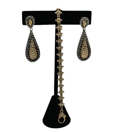 Earrings and Bracelet