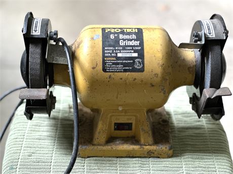 Pro-Tech 6" Bench Grinder